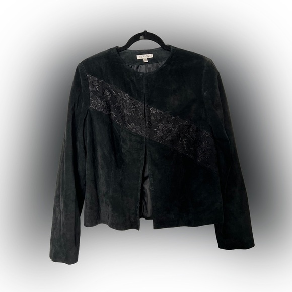 Yvonne Marie - 100% Leather Lace‎ Jacket - Picture 2 of 6